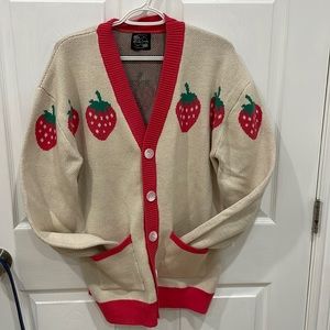 Strawberry Cardigan